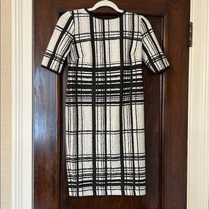 Maternity black/white dress - Taylor pea in a pod